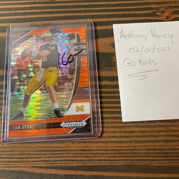 Tom Brady Prizm Draft 3 of only 20 !!!